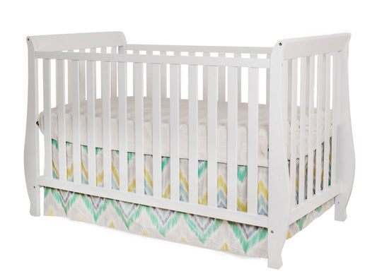 AFG Naomi Convertible Crib w/ Toddler Rail White