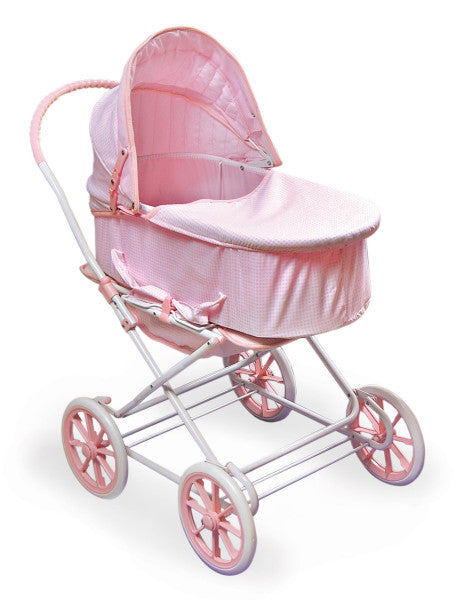 Just Like Mommy 3-in-1 Doll Pram/Carrier/Stroller - Pink/Gingham