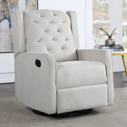 AFG Amber Swivel Glider Recliner Gray