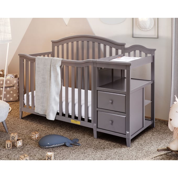 AFG Kali 4-in-1 Crib and Changer - Gray