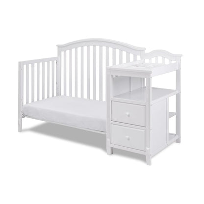 AFG Kali 4-in-1 Crib and Changer - White