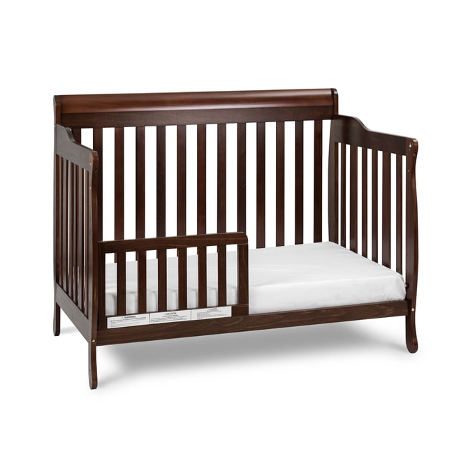 AFG Alice Convertible Crib w/ Toddler Rail Espresso