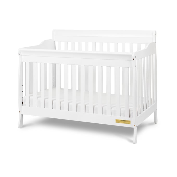 AFG Alice Convertible Crib w/ Toddler Rail White