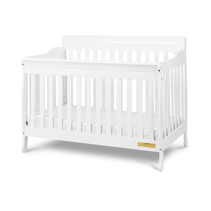 AFG Alice Convertible Crib w/ Toddler Rail White