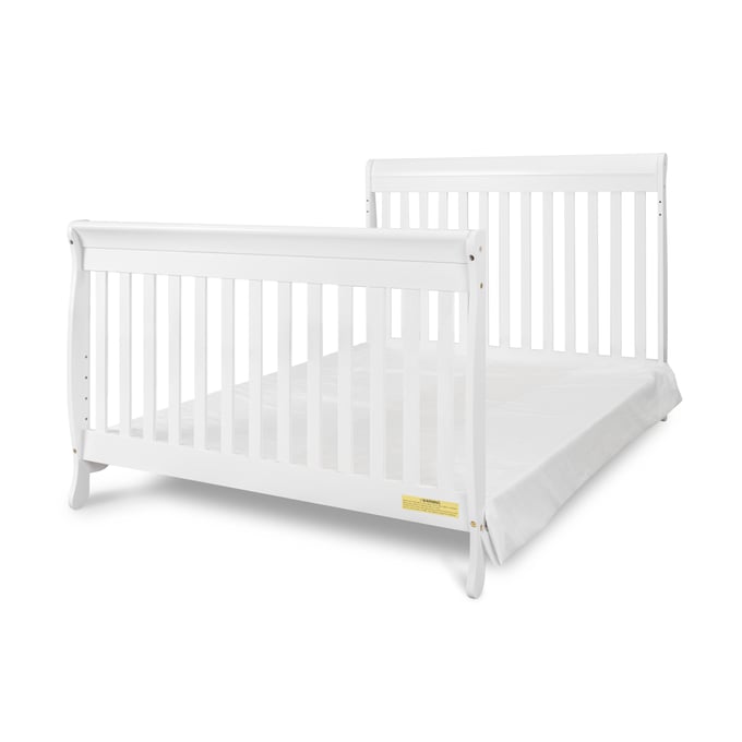 AFG Alice Convertible Crib w/ Toddler Rail White