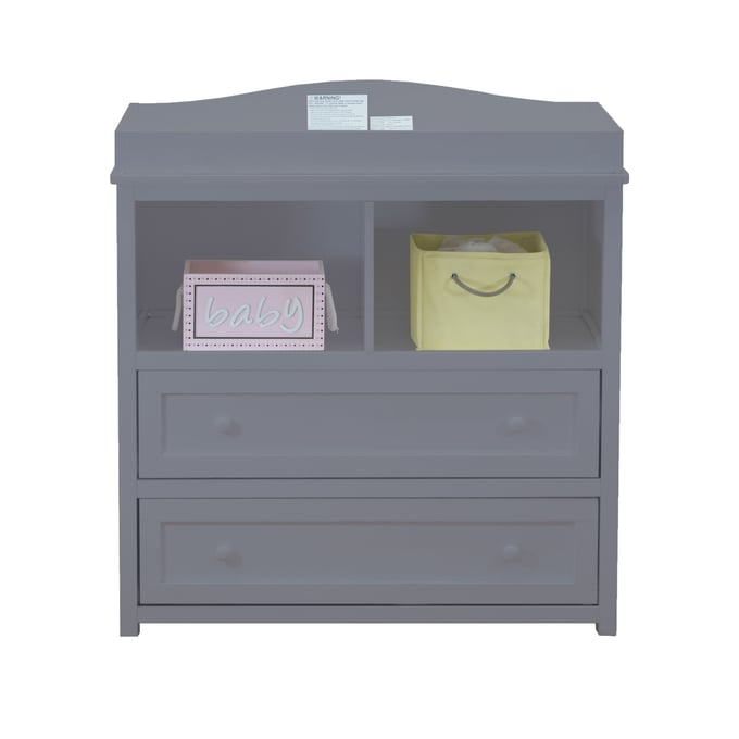 AFG Leila 2 Drawer Changer Gray