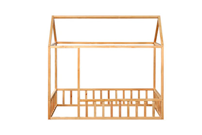 Montessori House Bedframe with Rails