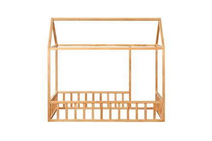 Montessori House Bedframe with Rails