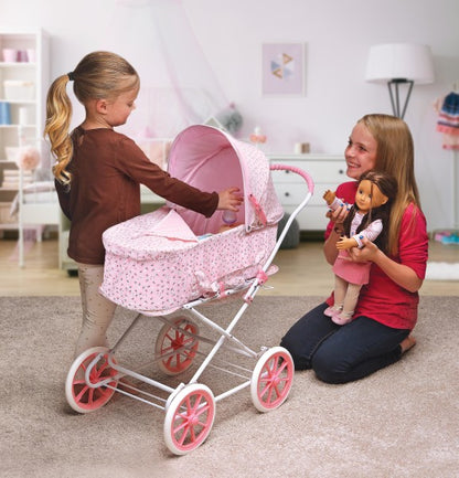 Just Like Mommy 3-in-1 Doll Pram/Carrier/Stroller - Pink/Rosebud