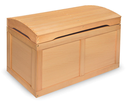 Hardwood Barrel Top Toy Chest - Natural