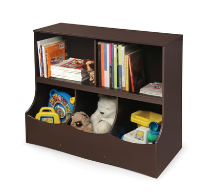 Multi-Bin Storage Cubby - Espresso