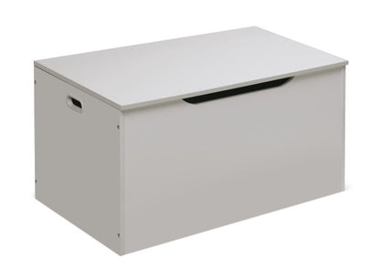Flat Bench Top Toy and Storage Box - White