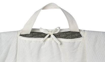 Wicker-Look Woven Baby Moses Changing Basket - Gray/White