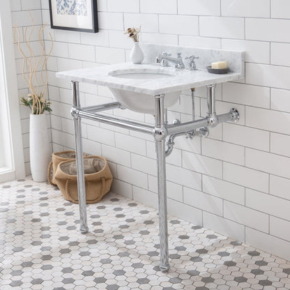 Embassy 30 Inch Wide Single Wash Stand and P-Trap included