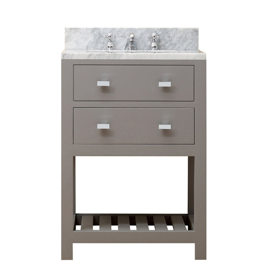 24 Inch Cashmere Grey Single Sink Bathroom Vanity From The Madalyn Collection